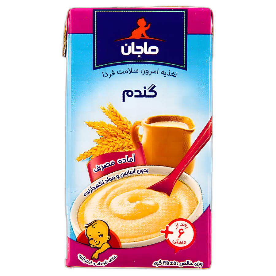 غذای کودک گندم با شیر 135 گرمی کاله ماجان