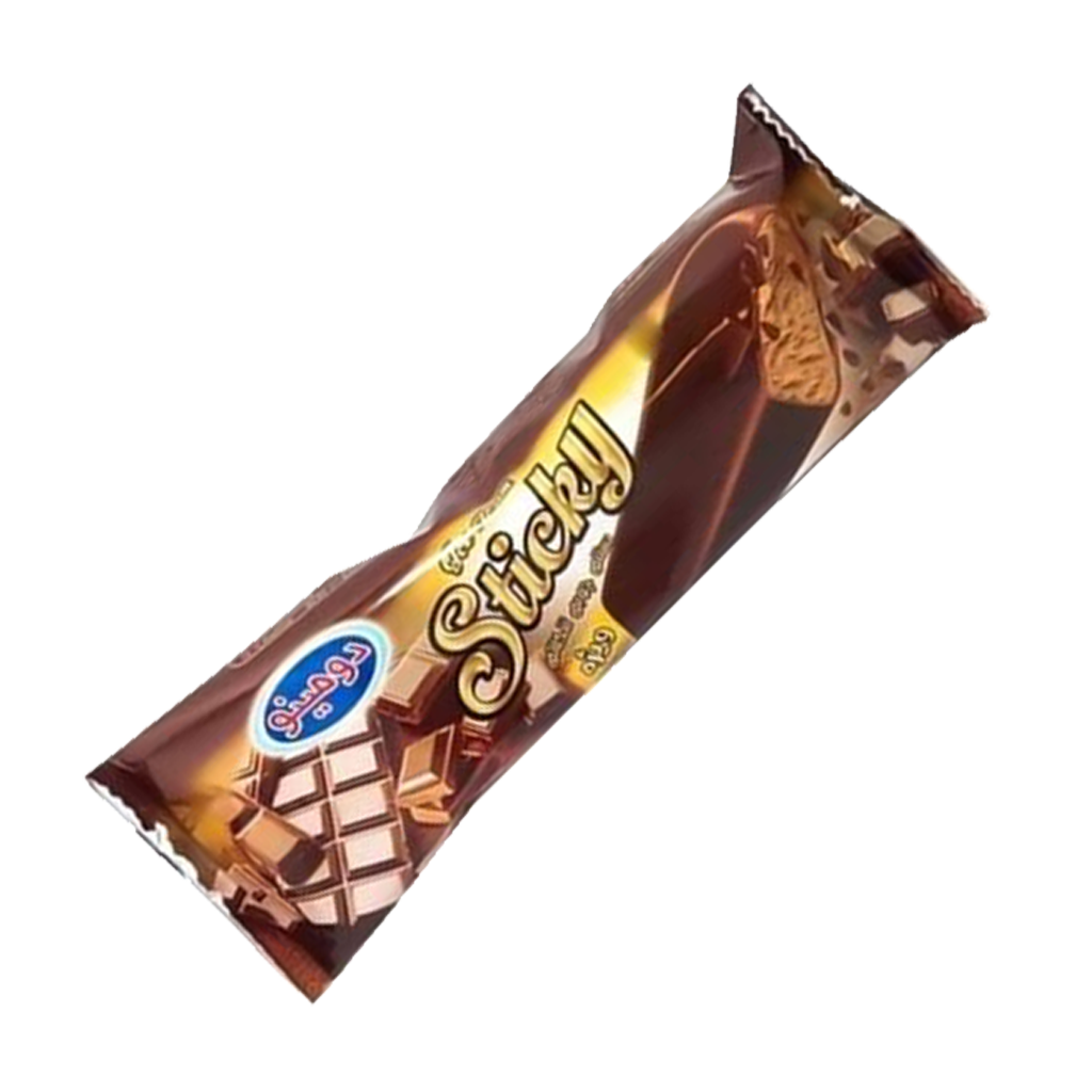 بستنی استیکی دومینو چوبی شکلاتی